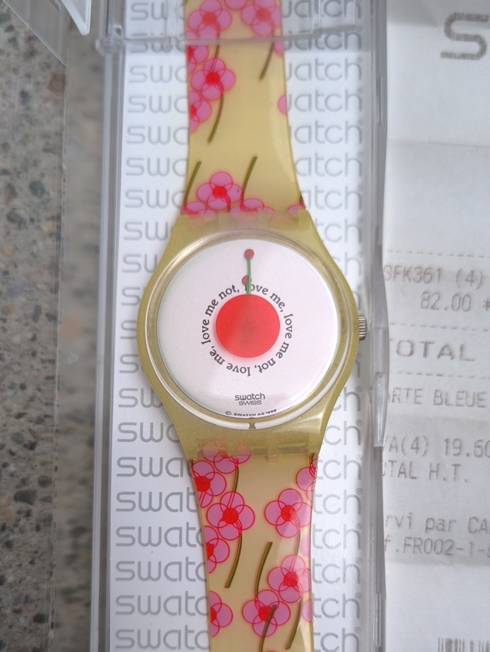 1998 Swatch Originals || Papaveri || Love Me || GW120